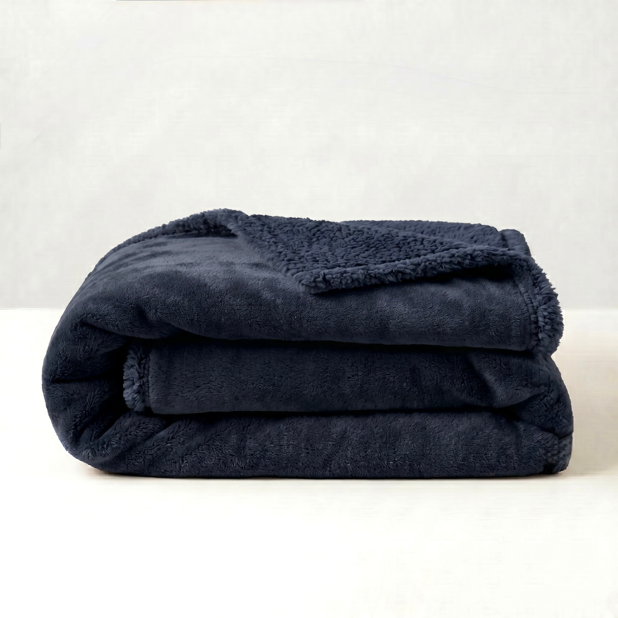 Minky Sherpa Fleece Freak Sheet - Midnight Charcoal - Waterproof