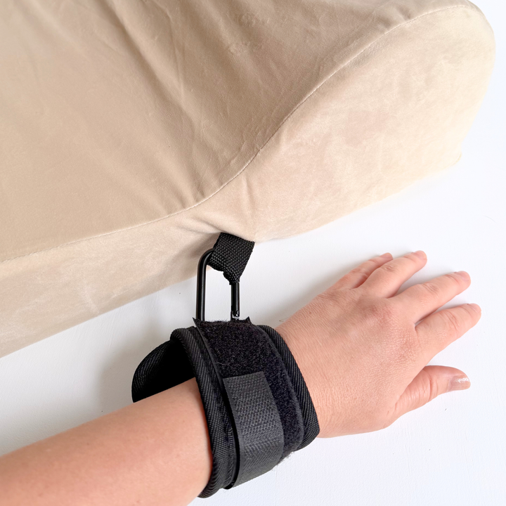 Bumpy Cuddles Intimacy Pillow with Removable Restraints