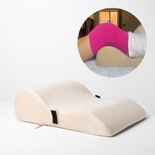 Bumpy Cuddles Intimacy Pillow with Removable Restraints